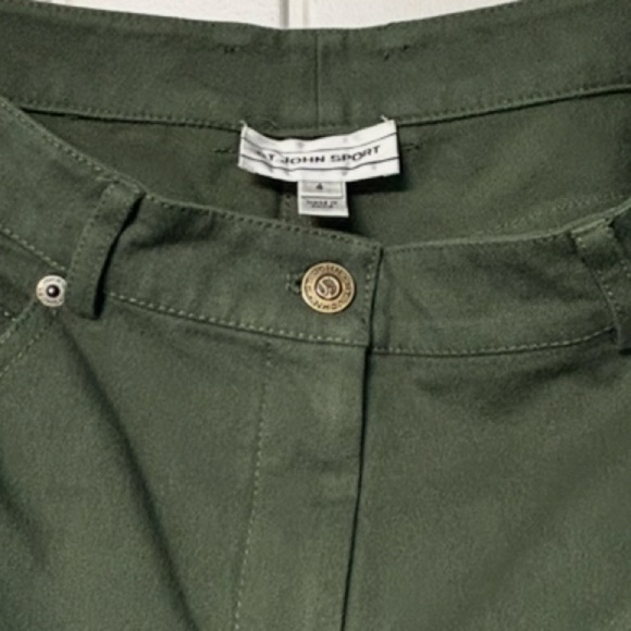 St. John Olive Green Pants - Picture 6 of 8